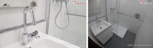 Walk-in zástěna a mozaika v koupelně Dom Smooth - Háje