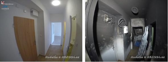 Sanace po požáru - byt Sídliště Radotín